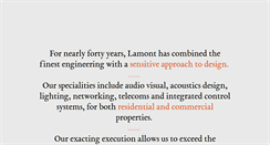 Desktop Screenshot of lamont.co.uk