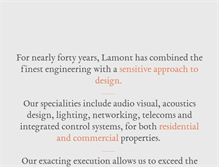 Tablet Screenshot of lamont.co.uk
