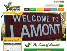Tablet Screenshot of lamont.ca